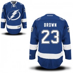 Women's Authentic Tampa Bay Lightning J.t. Brown Royal Blue Alternate Official Reebok Jersey