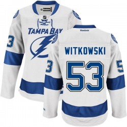 Adult Authentic Tampa Bay Lightning Luke Witkowski White Road Official Reebok Jersey