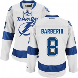 Adult Premier Tampa Bay Lightning Mark Barberio White Road Official Reebok Jersey