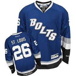 Adult Authentic Tampa Bay Lightning Martin St. Louis Royal Blue Third Official Reebok Jersey