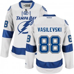 Adult Authentic Tampa Bay Lightning Andrei Vasilevskiy White Road Official Reebok Jersey
