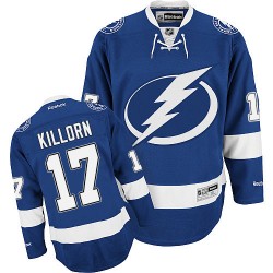 Adult Authentic Tampa Bay Lightning Alex Killorn Blue Home Official Reebok Jersey