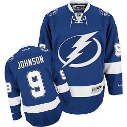 Adult Authentic Tampa Bay Lightning Tyler Johnson Blue Home Official Reebok Jersey