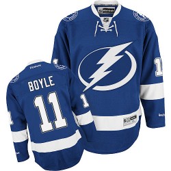 Adult Premier Tampa Bay Lightning Brian Boyle Royal Blue Home Official Reebok Jersey