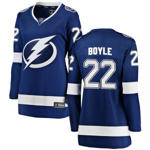 Women's Breakaway Tampa Bay Lightning Dan Boyle Blue Home Official Fanatics Branded Jersey