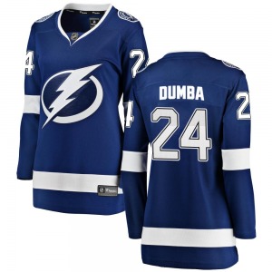 Women's Breakaway Tampa Bay Lightning Matt Dumba Blue Home Official Fanatics Branded Jersey