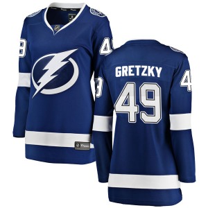 Women's Breakaway Tampa Bay Lightning Brent Gretzky Blue Home Official Fanatics Branded Jersey