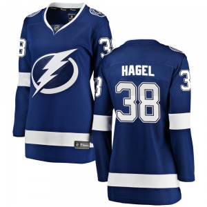 Women's Breakaway Tampa Bay Lightning Brandon Hagel Blue Home Official Fanatics Branded Jersey