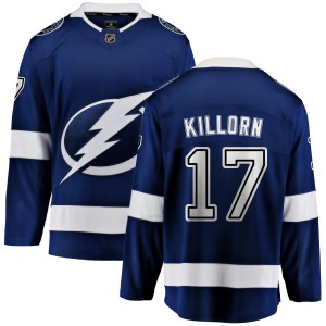 Youth Breakaway Tampa Bay Lightning Alex Killorn Blue Home Official Fanatics Branded Jersey