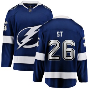 Adult Breakaway Tampa Bay Lightning Martin St. Louis Blue Home Official Fanatics Branded Jersey