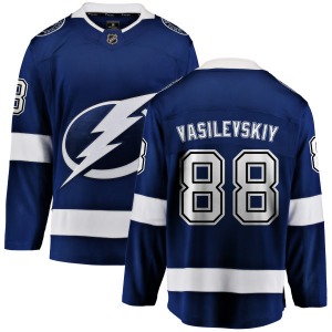 Youth Breakaway Tampa Bay Lightning Andrei Vasilevskiy Blue Home Official Fanatics Branded Jersey