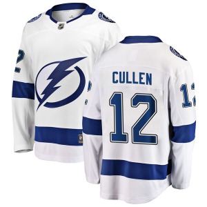 Adult Breakaway Tampa Bay Lightning John Cullen White Away Official Fanatics Branded Jersey