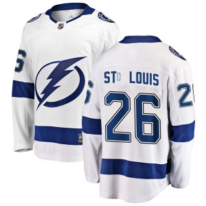 Adult Breakaway Tampa Bay Lightning Martin St. Louis White Away Official Fanatics Branded Jersey