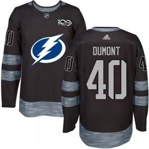 Youth Authentic Tampa Bay Lightning Gabriel Dumont Black 1917-2017 100th Anniversary Official Jersey