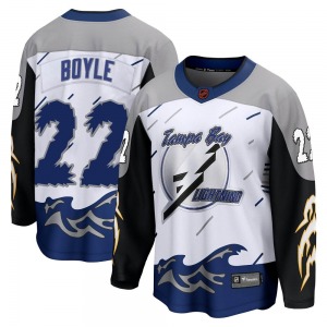 Youth Breakaway Tampa Bay Lightning Dan Boyle White Special Edition 2.0 Official Fanatics Branded Jersey