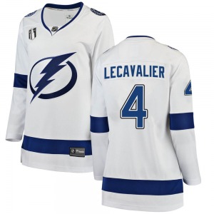 Women's Breakaway Tampa Bay Lightning Vincent Lecavalier White Away 2022 Stanley Cup Final Official Fanatics Branded Jersey