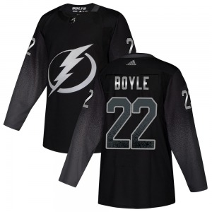 Youth Authentic Tampa Bay Lightning Dan Boyle Black Alternate Official Adidas Jersey