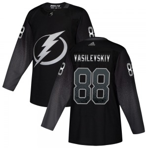 Youth Authentic Tampa Bay Lightning Andrei Vasilevskiy Black Alternate Official Adidas Jersey