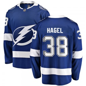 Adult Breakaway Tampa Bay Lightning Brandon Hagel Blue Home Official Fanatics Branded Jersey