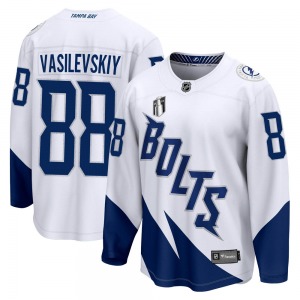 Adult Breakaway Tampa Bay Lightning Andrei Vasilevskiy White 2022 Stadium Series 2022 Stanley Cup Final Official Fanatics Brande