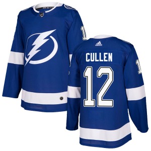 Adult Authentic Tampa Bay Lightning John Cullen Blue Home Official Adidas Jersey