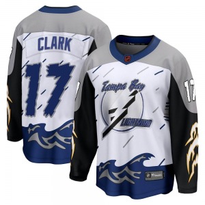 Adult Breakaway Tampa Bay Lightning Wendel Clark White Special Edition 2.0 Official Fanatics Branded Jersey