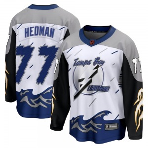 Adult Breakaway Tampa Bay Lightning Victor Hedman White Special Edition 2.0 Official Fanatics Branded Jersey