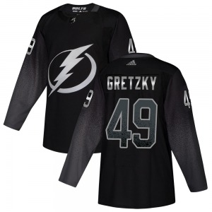 Adult Authentic Tampa Bay Lightning Brent Gretzky Black Alternate Official Adidas Jersey