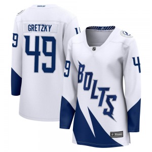 Women's Breakaway Tampa Bay Lightning Brent Gretzky White 2022 Stadium Series Official Fanatics Branded Jersey