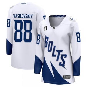 Women's Breakaway Tampa Bay Lightning Andrei Vasilevskiy White 2022 Stadium Series 2022 Stanley Cup Final Official Fanatics Bran