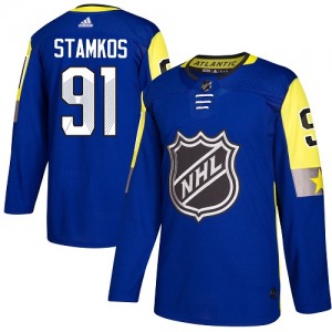 Adult Authentic Tampa Bay Lightning Steven Stamkos Royal Blue 2018 All-Star Atlantic Division Official Adidas Jersey