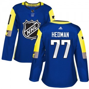 Women's Authentic Tampa Bay Lightning Victor Hedman Royal Blue 2018 All-Star Atlantic Division Official Adidas Jersey