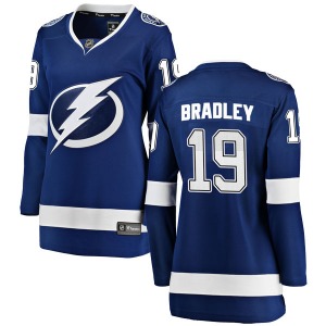 Women's Breakaway Tampa Bay Lightning Brian Bradley Blue Home Official Fanatics Branded Jersey