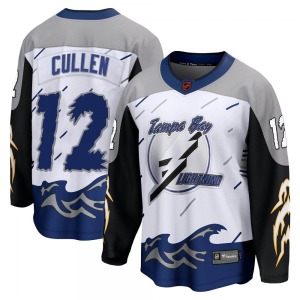 Youth Breakaway Tampa Bay Lightning John Cullen White Special Edition 2.0 Official Fanatics Branded Jersey