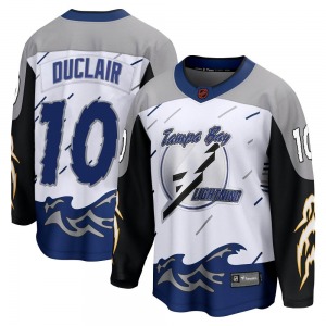 Youth Breakaway Tampa Bay Lightning Anthony Duclair White Special Edition 2.0 Official Fanatics Branded Jersey