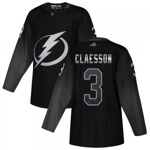 Youth Authentic Tampa Bay Lightning Fredrik Claesson Black Alternate Official Adidas Jersey