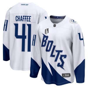 Youth Breakaway Tampa Bay Lightning Mitchell Chaffee White 2022 Stadium Series 2022 Stanley Cup Final Official Fanatics Branded 