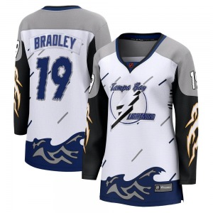 Women's Breakaway Tampa Bay Lightning Brian Bradley White Special Edition 2.0 Official Fanatics Branded Jersey