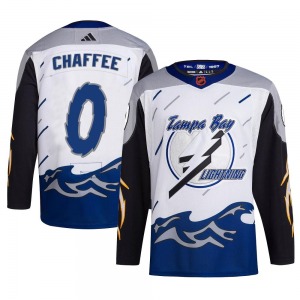 Youth Authentic Tampa Bay Lightning Mitchell Chaffee White Reverse Retro 2.0 Official Adidas Jersey