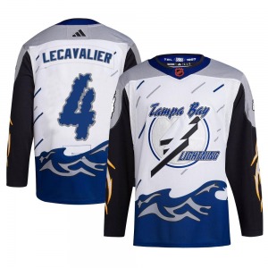 Youth Authentic Tampa Bay Lightning Vincent Lecavalier White Reverse Retro 2.0 Official Adidas Jersey