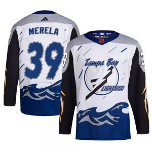 Youth Authentic Tampa Bay Lightning Waltteri Merela White Reverse Retro 2.0 Official Adidas Jersey