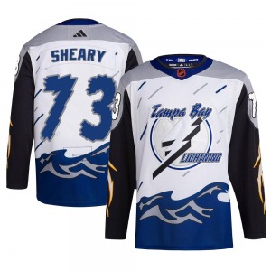 Youth Authentic Tampa Bay Lightning Conor Sheary White Reverse Retro 2.0 Official Adidas Jersey