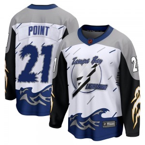 Adult Breakaway Tampa Bay Lightning Brayden Point White Special Edition 2.0 Official Fanatics Branded Jersey