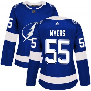 Women's Authentic Tampa Bay Lightning Philippe Myers Blue Home Official Adidas Jersey