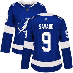 Women's Authentic Tampa Bay Lightning Denis Savard Blue Home Official Adidas Jersey