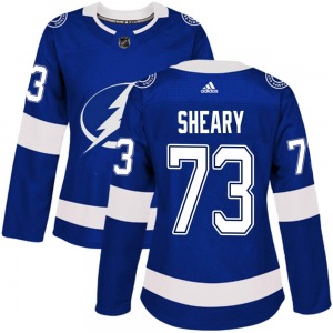 Women's Authentic Tampa Bay Lightning Conor Sheary Blue Home Official Adidas Jersey