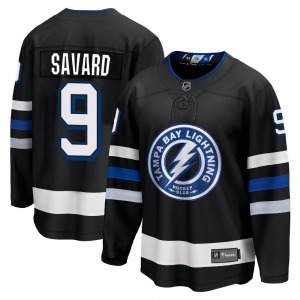 Adult Premier Tampa Bay Lightning Denis Savard Black Breakaway Alternate Official Fanatics Branded Jersey
