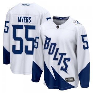 Adult Breakaway Tampa Bay Lightning Philippe Myers White 2022 Stadium Series Official Fanatics Branded Jersey