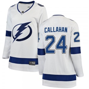 Women's Breakaway Tampa Bay Lightning Ryan Callahan White Away Official Fanatics Branded Jersey