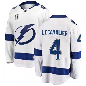 Youth Breakaway Tampa Bay Lightning Vincent Lecavalier White Away 2022 Stanley Cup Final Official Fanatics Branded Jersey